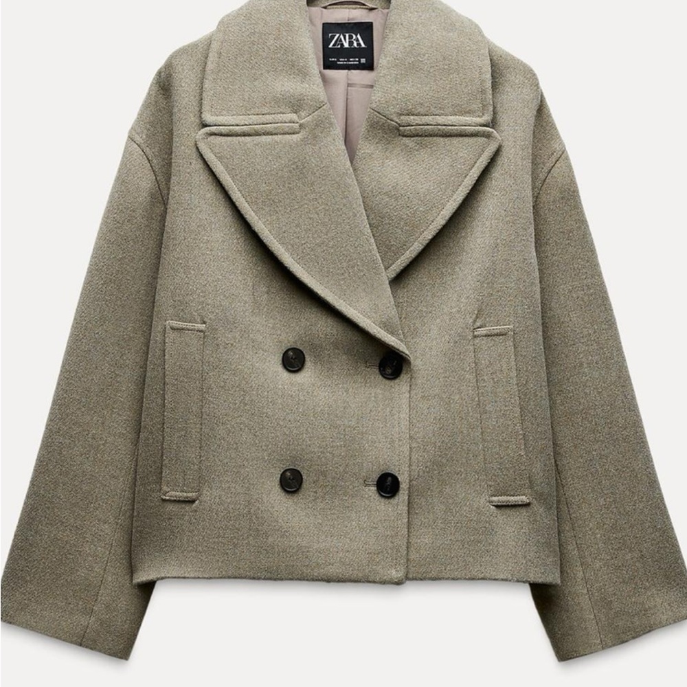 Short Double Breasted Coat